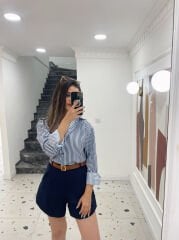 Gömlek Şort Takım