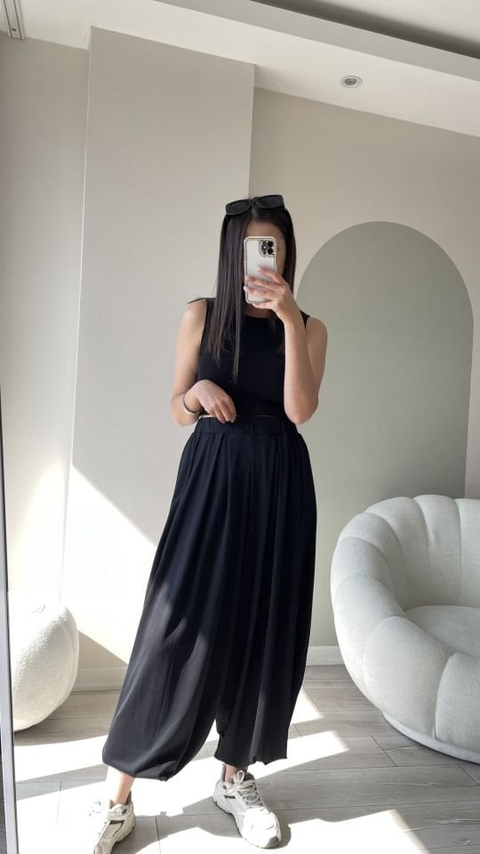 Modal Kumaş Şalvar Pantolon