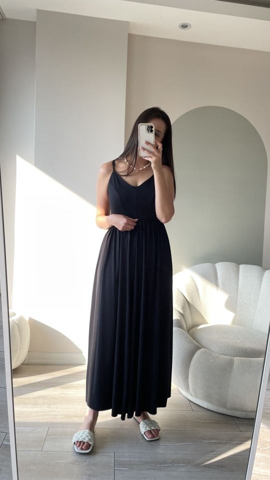Askılı Modal Kumaş Tulum