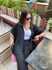 Siyah Tensel Gömlek