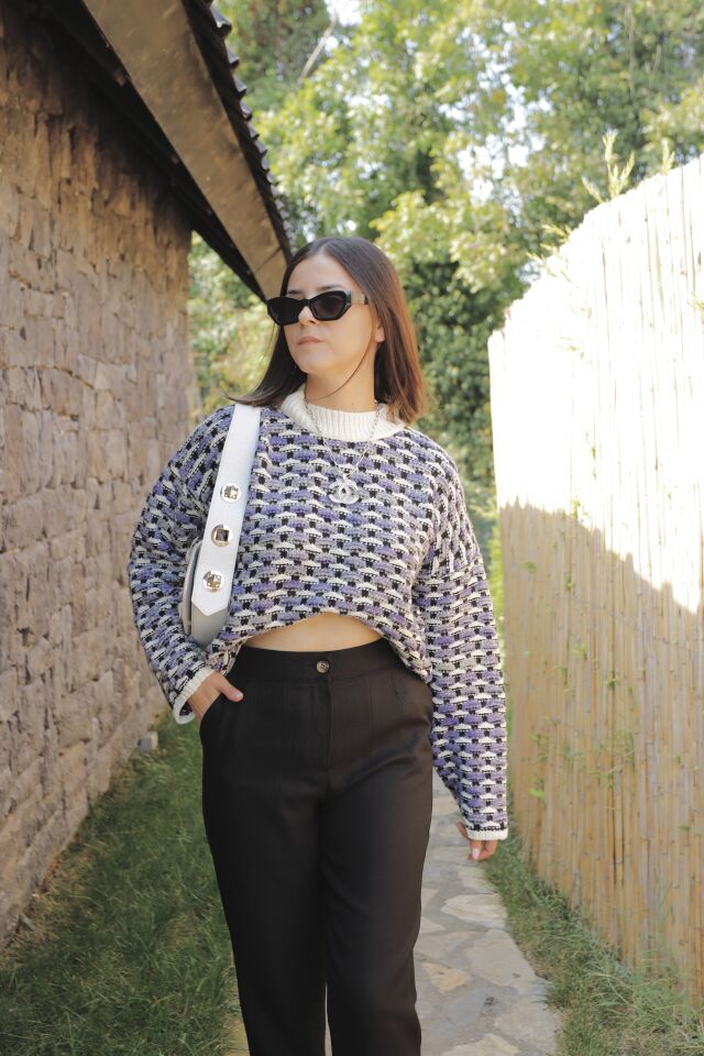 Duble Paça Pantolon Siyah