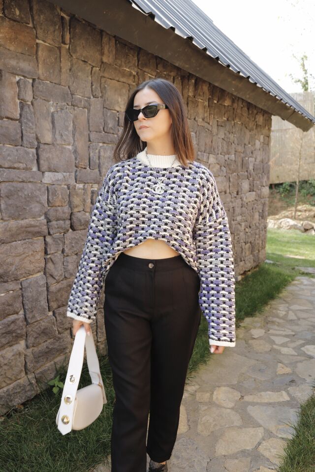 Duble Paça Pantolon Siyah