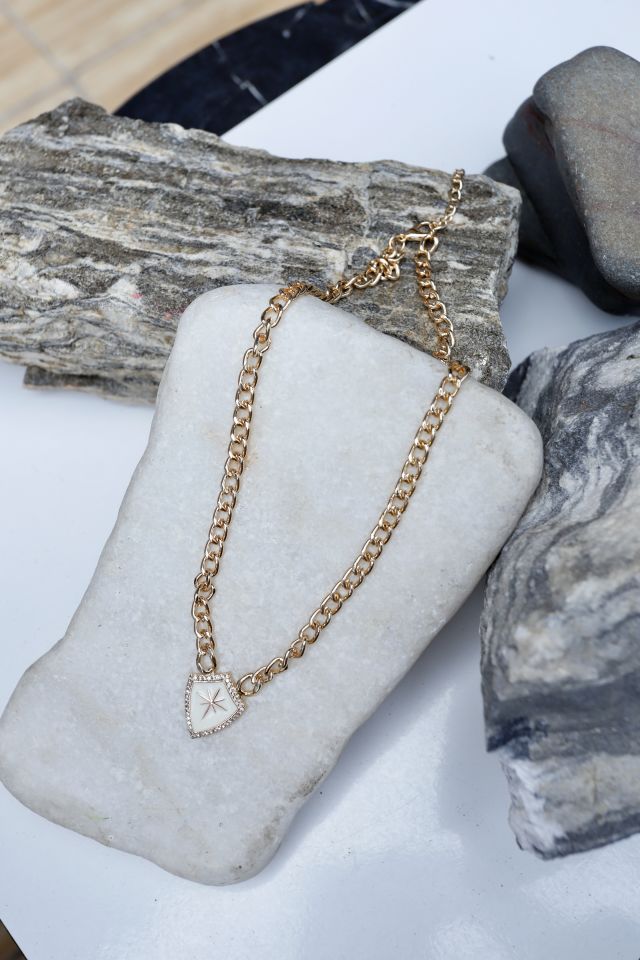 Kutup Yıldızı Kolye Gold