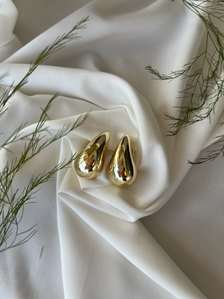 Damla Küpe Gold