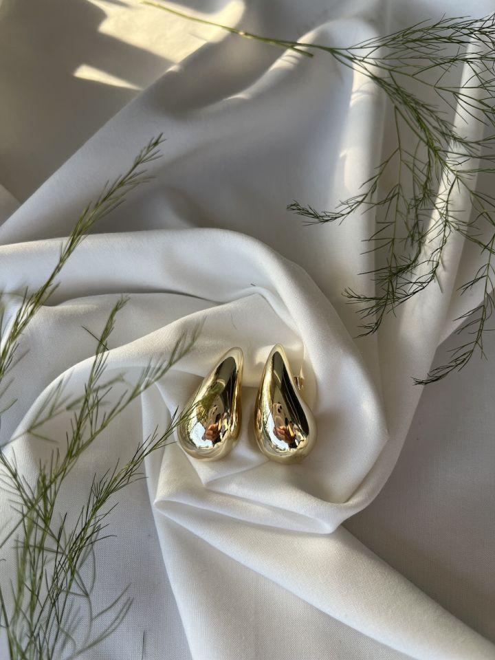 Damla Küpe Gold