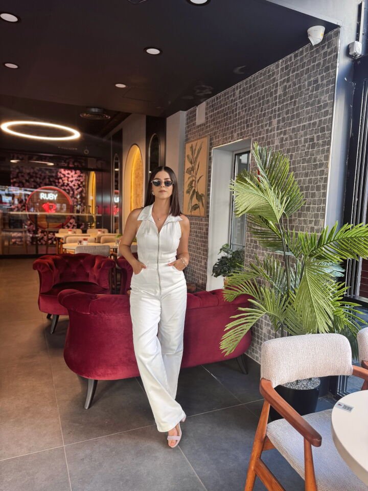 Jean Tulum Beyaz