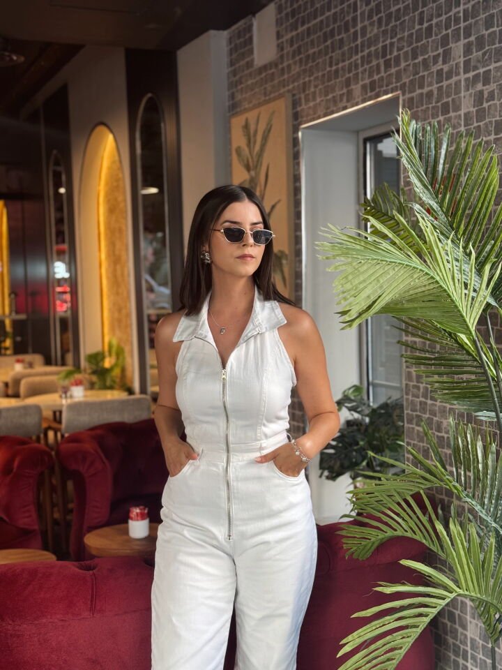 Jean Tulum Beyaz