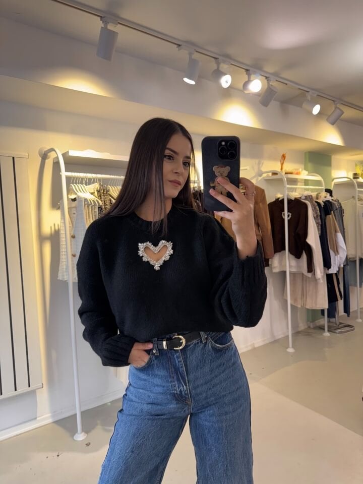 Kalpli Yumoş Kazak Siyah