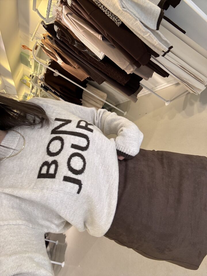 Bonjour Desenli Kazak Kahve