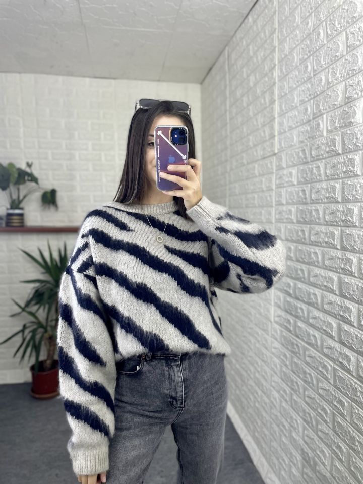Zebra Desen Kazak