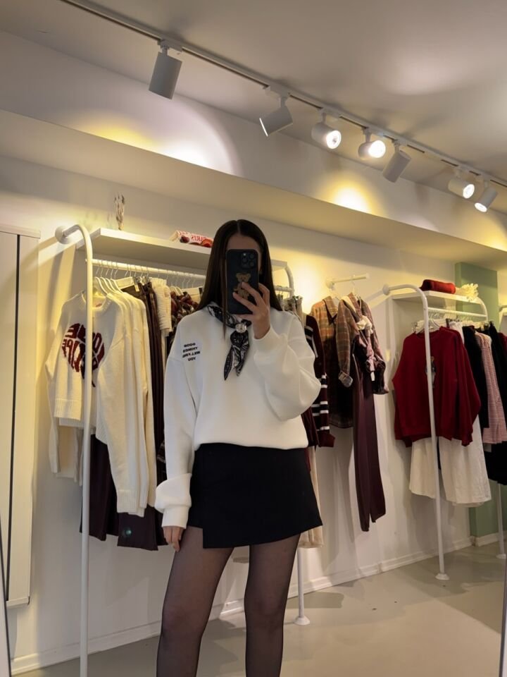 Yırtmaçlı İçi Şortlu Etek