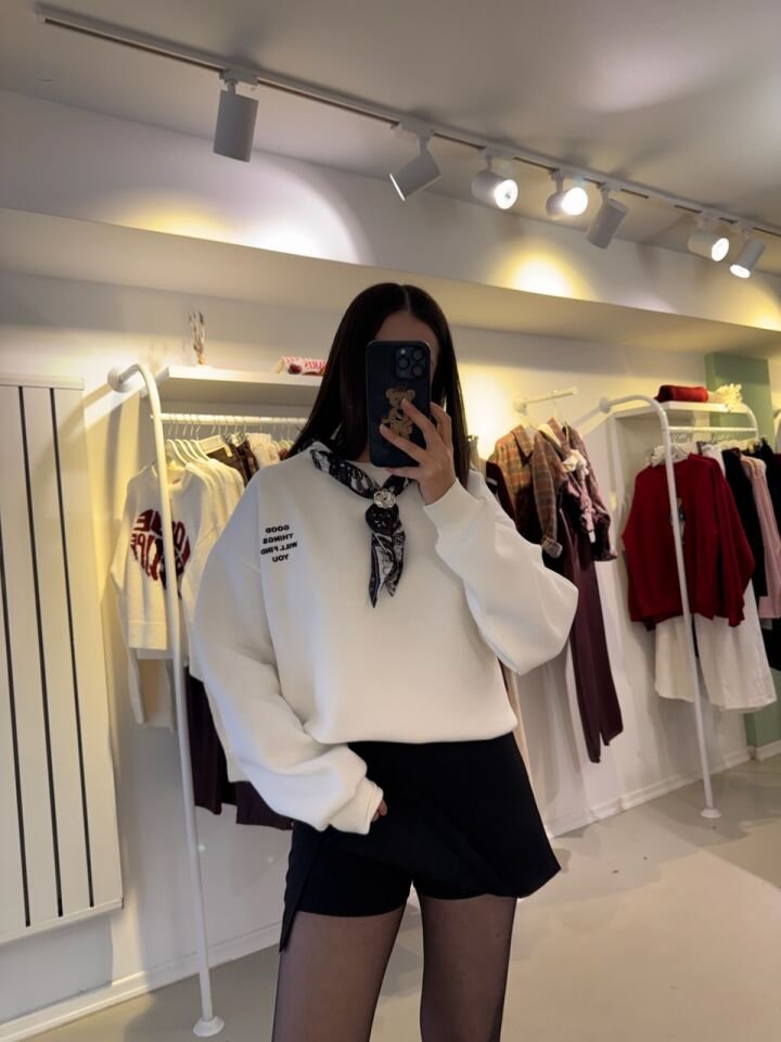 Yırtmaçlı İçi Şortlu Etek