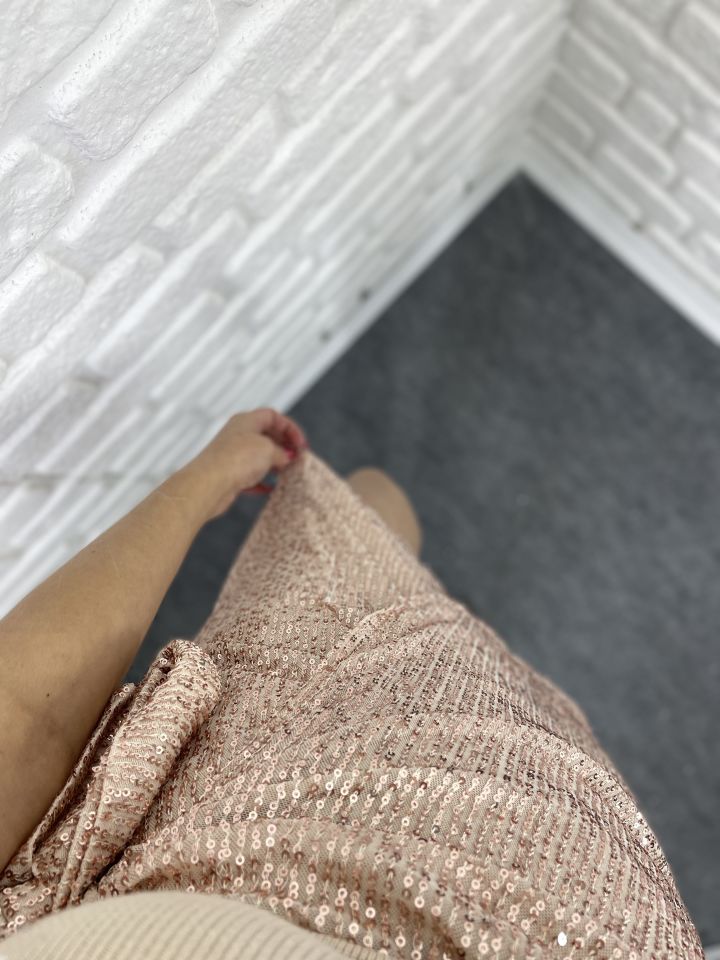 Rose Gold Payetli Etek