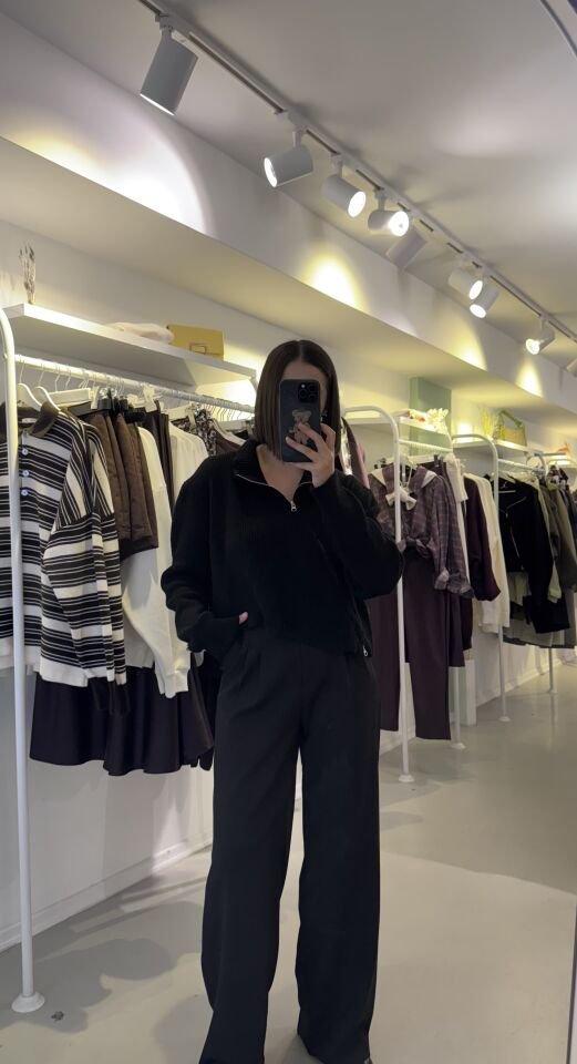 Palazzo Pantolon Siyah