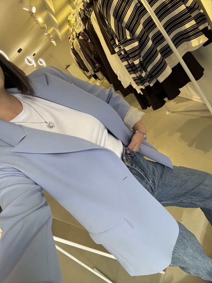 Blazer Ceket Mavi