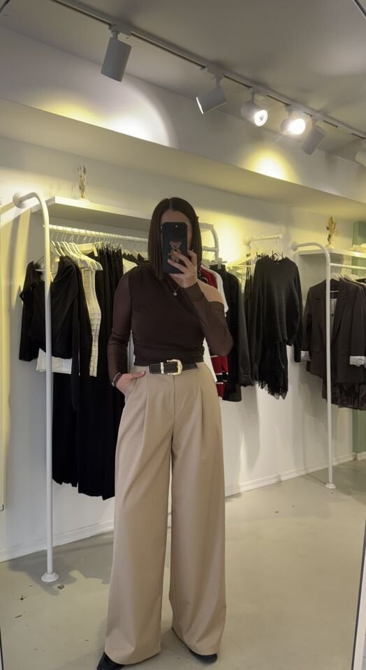 Kemer Detaylı Pantolon