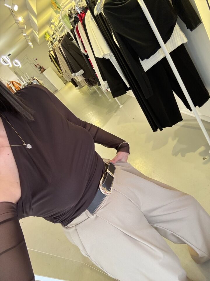 Kemer Detaylı Pantolon