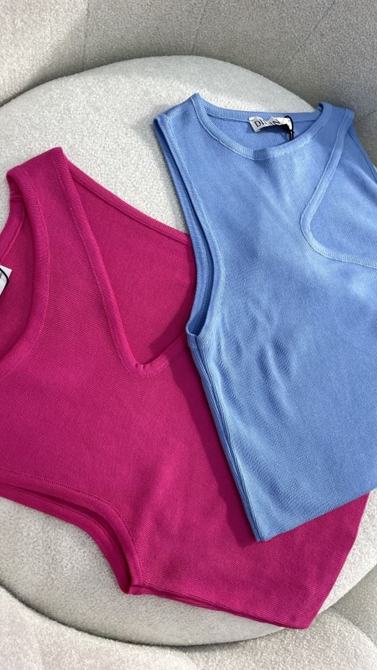 Dilvin Crop Bebe Mavisi