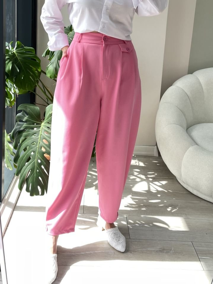 Havuç Pantolon Pembe